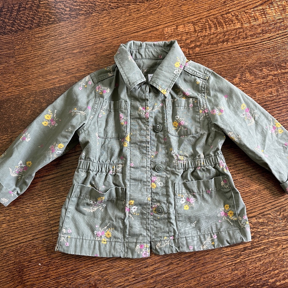 Adorable Toddle Gap Floral jacket, 3T